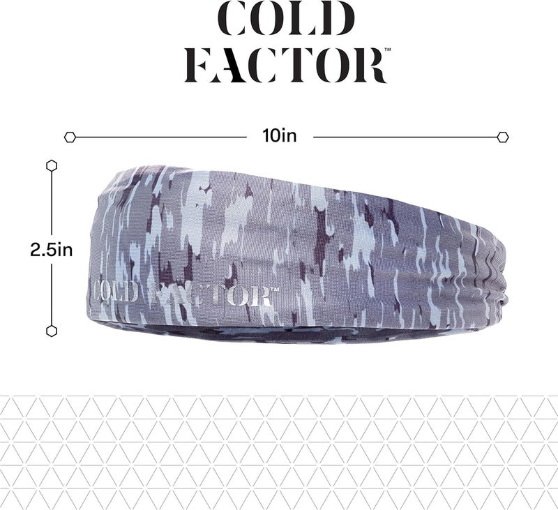 COLD FACTOR Cooling Headband for Women and Men – UPF 50+ Advanced Evaporative Comfort, Instant Cooling Sweatband for Outdoor Sports, Fitness, Yoga, Hiking, Running, and Workout – 3 Pack - Image 2